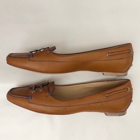 Tod’s Leather Ballerina Loafer Slip On Flats - Picture 6 of 11